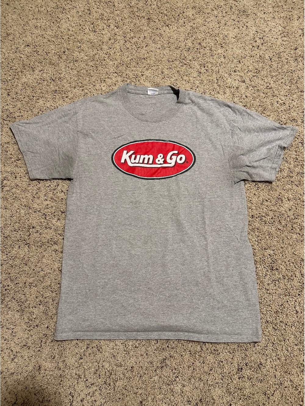Kum & Go Gray Logo T-Shirt Medium
